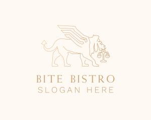 Bite - Griffin Winged Lion Law logo design