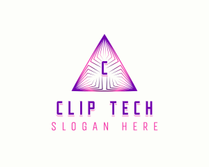 Pyramid Tech Technology logo design