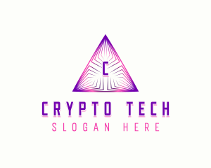 Pyramid Tech Technology logo design