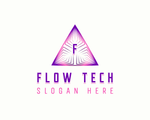 Pyramid Tech Technology logo design