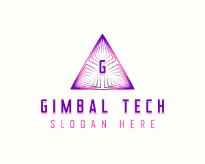 Pyramid Tech Technology logo design