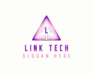 Pyramid Tech Technology logo design