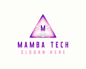 Pyramid Tech Technology logo design