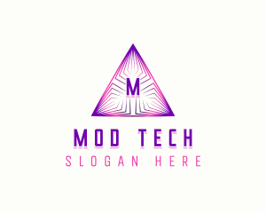 Pyramid Tech Technology logo design