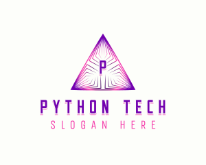 Pyramid Tech Technology logo design