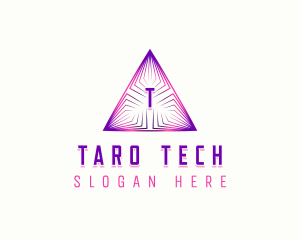 Pyramid Tech Technology logo design