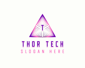 Pyramid Tech Technology logo design