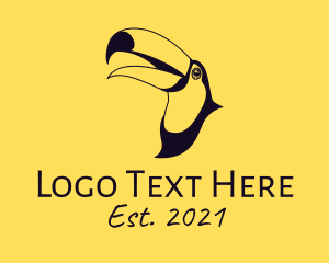 Animal Conservation - Wild Toucan Bird logo design