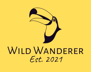 Wild Toucan Bird logo design