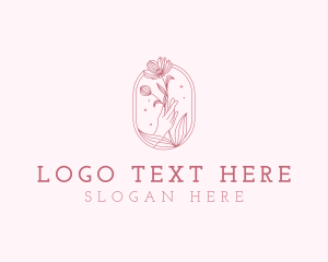 Skincare - Floral Wellness Spa logo design