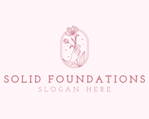 Decorator - Floral Wellness Spa logo design