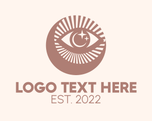 Visionary - Magical Spiritual Eye logo design