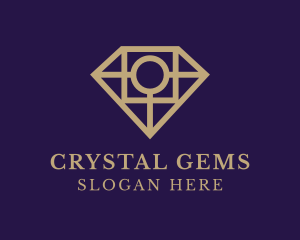 Diamond Gem Jeweler logo design