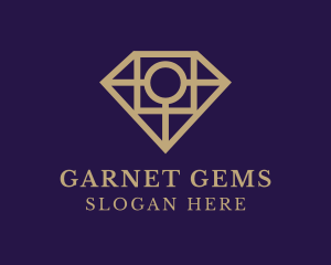 Diamond Gem Jeweler logo design