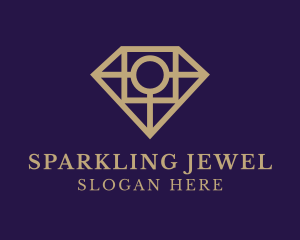 Diamond Gem Jeweler logo design