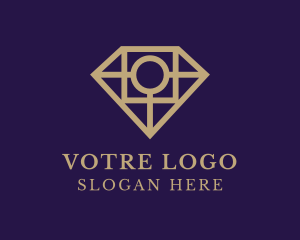 Interior Deign - Diamond Gem Jeweler logo design