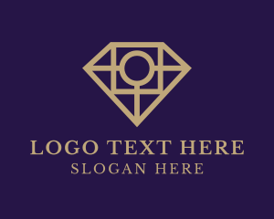 Diamond Gem Jeweler Logo