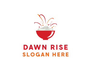 Food Rice Bowl logo design