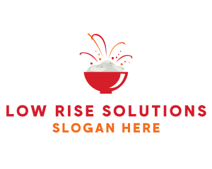 Food Rice Bowl logo design