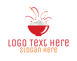 Bowl - Rice Bowl Restaurant logo design