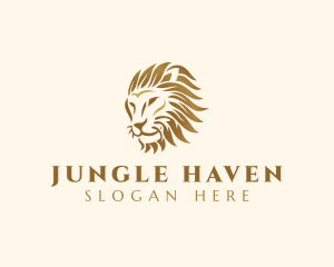 Jungle Lion Safari logo design