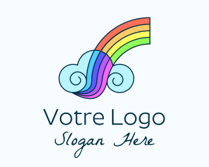 Rainbow Cloud Sky Logo