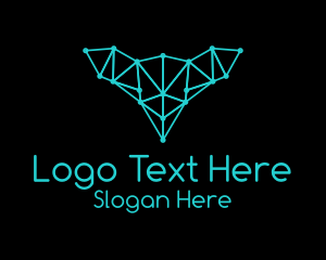 Web Host - Blue Deer Plexus logo design
