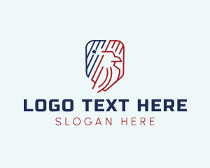 Hero - USA Eagle Emblem logo design