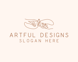 Handmade Fashion Jewelry logo design