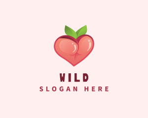 Sexy - Erotic Peach Lingerie logo design