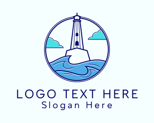 Light Post - Blue Coast Lighthouse logo design