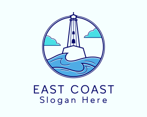 Blue Coast Lighthouse logo design