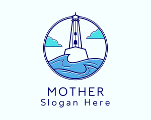 Resort - Blue Coast Lighthouse logo design