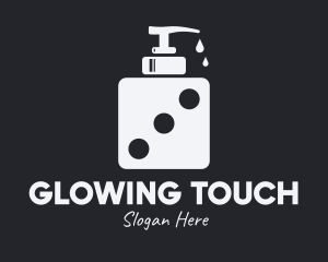 Moisturizer - Dice Liquid Soap logo design