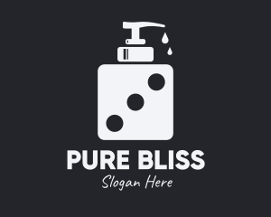 Soap - Dice Liquid Soap logo design