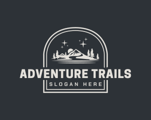 Mountain Night Signage logo design