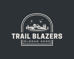 Mountain Night Signage logo design