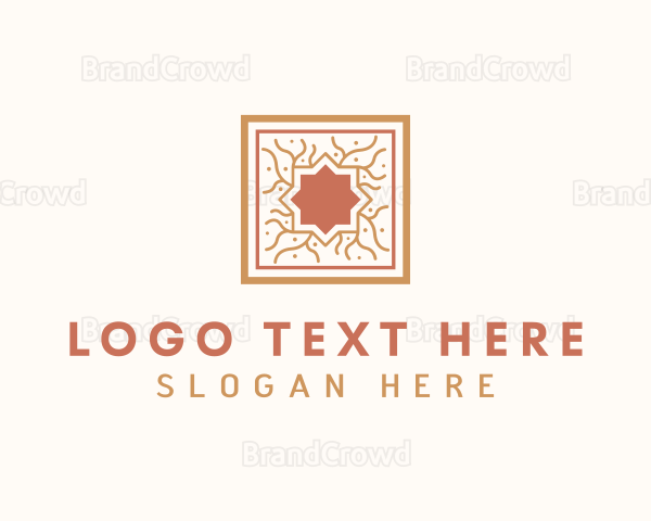 Floor Tile Pattern Logo