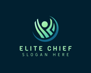 Chief - Human Leadership Supervisor logo design