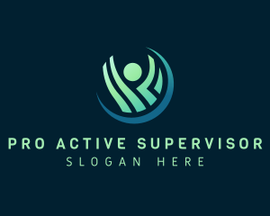 Supervisor - Human Leadership Supervisor logo design