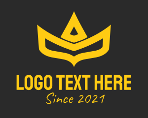 Queen - Golden Tiara Jewelry logo design
