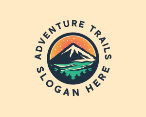 Peak Mountain Outdoor logo design