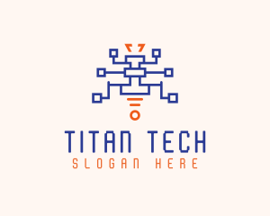 Spider Monster Tech logo design