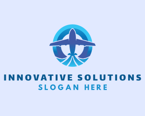 Travel Aviation Airplane Logo