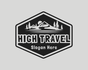 Mountain Travel Adventure logo design