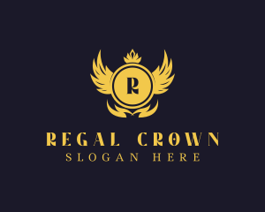 Royalty - Royalty Shield Wings logo design