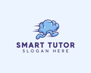 Tutor - Brain Tutor Run logo design