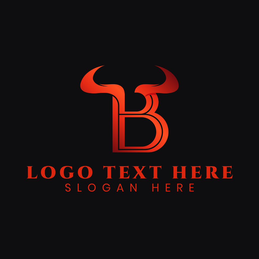 Bull Horn Letter B Logo | BrandCrowd Logo Maker | BrandCrowd