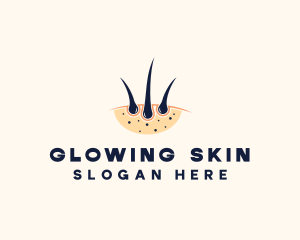 Skin Hair Treatment logo design