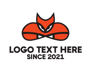 Orange Wild Fox Logo